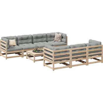 Zahradní lavice zahrada-XL 8dílná zahradní sedací souprava s poduškami masivní borovice 3299324