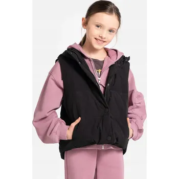 Dámská vesta Vesta černá prošívaná vesta 158 Coccodrillo WC5