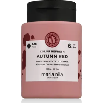 Kosmetika Maria Nila Colour Refresh Semi-permanent maska na vlasy s barevnými pigmenty Autumn Red 100 ml