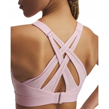 Dámské spodní prádlo Under Armour sportovní podprsenka růžová velikost L