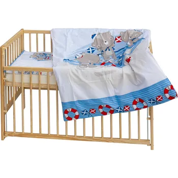 Dětská postýlka Scarlett Dětská postýlka s kompletní výbavou 120 x 60 cm Raty