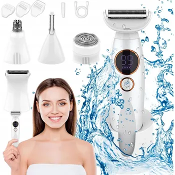 Holicí strojek HOLICÍ STROJEK DÁMSKÝ depilátor zastřihovač na tělo bikin a nohy podpaží 5 IN 1