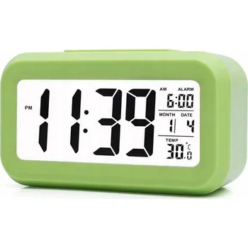 Hodiny BUDÍK Hodiny Digitální Stolní ALARM Datum Teplota SENZOR SOUMRAKU