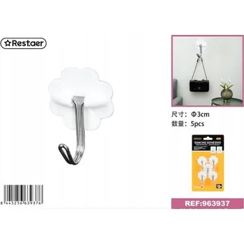 Věšák Samolepicí háčky 5 ks Vysoce kvalitní pro zavěšení