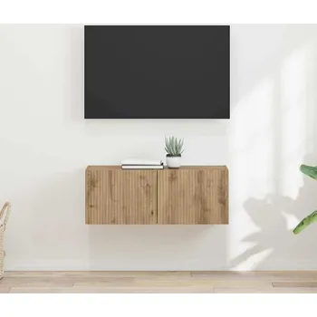 Obývací stěna vidaXL TV wall cabinet Nástěnný 2 pcs Umělecký dub 60 x 31 x 29.5 cm [892188]