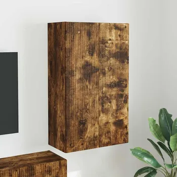 Obývací stěna vidaXL TV wall cabinet Kouřový dub 59,5 x 31 x 100 cm kompozitní dřevo [892374]