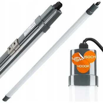 LED lampa do garáže, dílenské svítidlo 45W, přisazené, voděodolné, zářivka