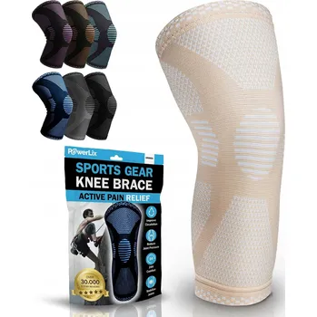 POWERLIX Kolenní Ortéza / Bandáž / Stabilizátor - Velikost XXL, Béžová