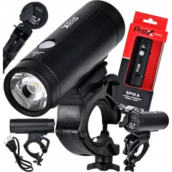Cyklosvítilna Přední světlo na kolo na řídítka Prox Spika 1100 lm USB