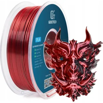 Filament FILAMENT GEEETECH PLA SILK DUAL ČERVENO-ČERNÝ 1,75mm 1KG