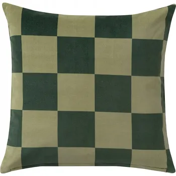Polštář IKEA IDGRAN Dekorativní povlak na polštář, kostkovaný vzor, 50x50 cm, Samet