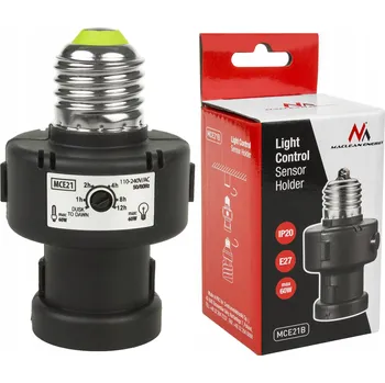 vypínač Časový spínač, jednoduchý, Maclean, černý mce21