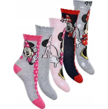 5 párů ponožky Disney Minnie Mouse velikost 27/30