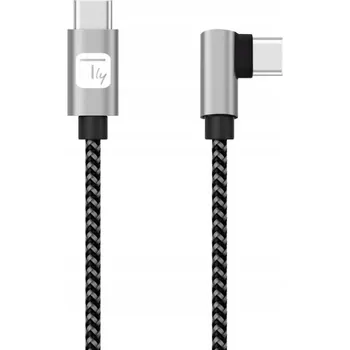 Datový kabel Kabel Techly USB typ C - USB typ C 1 m černý