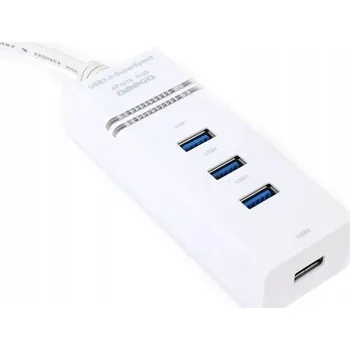 USB hub OMEGA USB 3.0 HUB 4 PORTY BÍLÝ [42463]