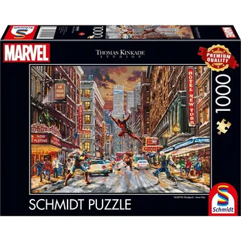 Puzzle Puzzle PQ 1000 dílků Thomas Kinkade Deadpool Marvel G3
