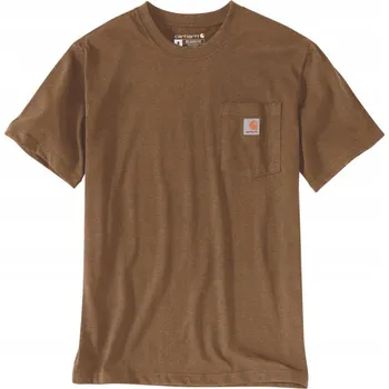 Tričko s krátkým rukávem Carhartt K87 T-Shirt L oiled walnut heather