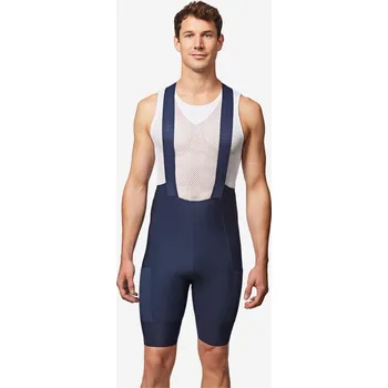 Cyklistické kalhoty VAN RYSEL Pánské cyklistické kraťasy na silniční kolo Endurance S MODRÁ