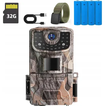 Bezpečnostní kamera FOTOPUŁAPKA LEŚNA KAMERA IR 850NM 2K FULL HD 36MPX 32 GB