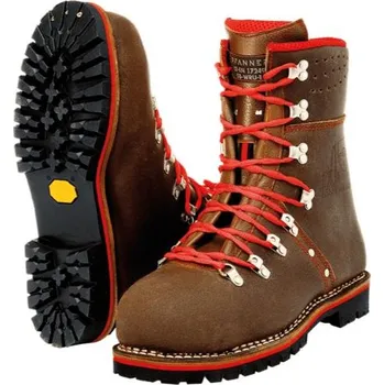 Pracovní oblečení Pfanner Schutzbekleidung | Pracovní obuv protipořezová Tyrol Juchten tř. 1 - Hnědá / 50 / 50 / hnědá