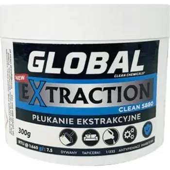 Čisticí prostředek na koerce a čalounění Global Extraction Clean S880 300g prášek pro extrakční čištění koberců a čalounění