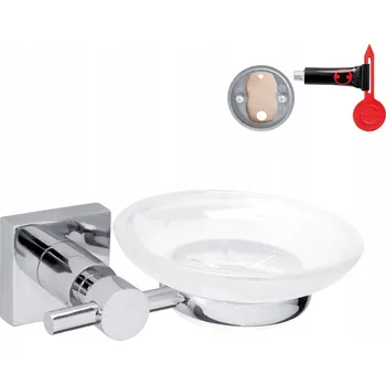 Mýdlenka Tesa Hukk nástěnná Mýdlenka stříbrná kovová