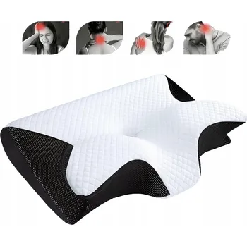 Polštář PROFILOVANÝ ORTOPEDICKÝ POLŠTÁŘ ERGONOMICKÝ PRO SPANÍ NA BOKU A ZÁDECH