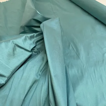 Hedvábný dupion tyrkysový, hladký