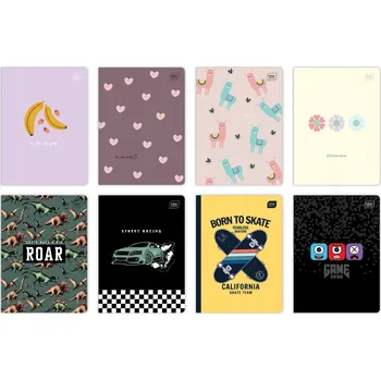 Sešit A5, 3 linky, Interdruk, 16 listů