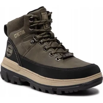 Dámská zimní obuv Zimní BOTY BIG STAR KK274220 kotníkové trekové boty khaki vel. 37