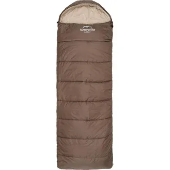 Spacák NATUREHIKE Turistický spací pytel U250S NH20MSD07 KAŠTANOVÁ|ŠEDÁ