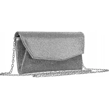 Kabelka Peterson kabelka psaníčko, stříbrný syntetický materiál