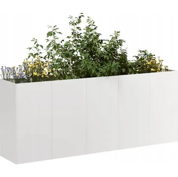 Truhlík Balkonový truhlík 80 x 40 cm nerezová ocel