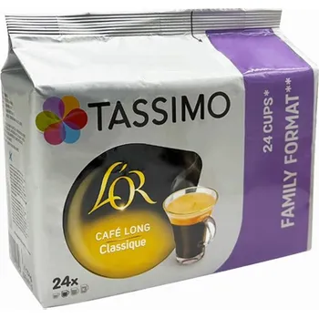 Kapsle pro Tassimo L'Or Cafe Long Intense 24 ks