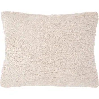 Povlečení POVLEČENÍ NA POLŠTÁŘ Z BUKLÉ 50x70 MĚKKÝ BERÁNEK DREAMY BOUCLE TEDDY BÉŽOVÁ