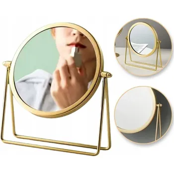 Zrcadlo Stojací zrcadlo zlaté Ecarla