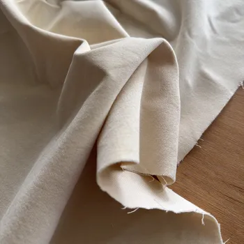 Samet bavlna/viskóza slonová kost SLEVA/KAZ