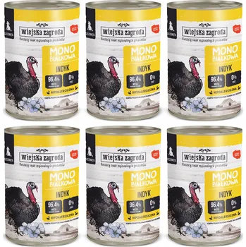 Krmivo pro psa WIEJSKA ZAGRODA Puppy Monoprotein Turkey - vlhké krmivo pro psy - 400g