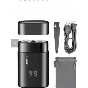 Holicí strojek VGR V-347 Bezdrátový rotační přenosný Holicí Strojek