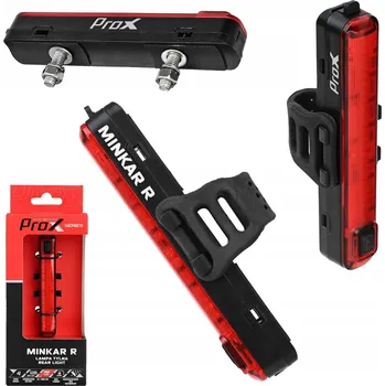 Cyklosvítilna Zadní světlo na kolo Prox Mincar R LED 15 lm USB-C