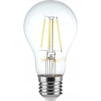 Žárovka LED žárovka 6W Filament E27 A60 V-TAC 4000K 600lm