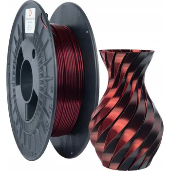 Filament Filament 3DPower PLA SILK DUAL 1.75 mm RED BLACK ČERVENÝ ČERNÝ 0.3 kg MAGIC