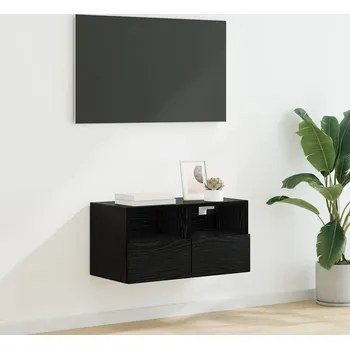 Obývací stěna vidaXL TV wall cabinet Černý dub 60 x 30 x 30 cm kompozitní dřevo [882926]
