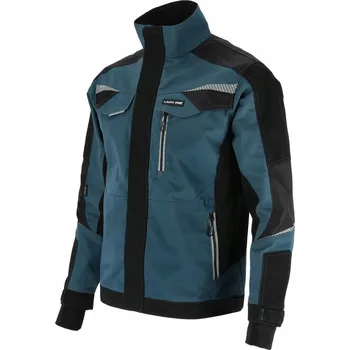 Pánská mikina LAHTI PRO Pracovní Mikina slimfit stretch, tyrkysová, 270 g/m2 L40421, velikost 3XL
