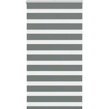 Roleta Roleta zebra, tmavě šedá, šířka tkaniny 70,9 cm, polyester