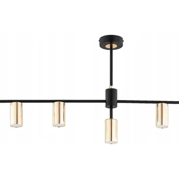 STROPNÍ SVÍTIDLO ALFA URSA ČERNÁ A ZLATÁ 4xGU10