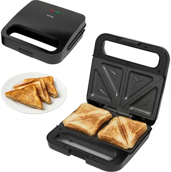 Toustovač Sendvičovač Huslog HUS1074 černý 800 W