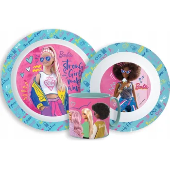 Barbie Stylové nádobí, sada mikroplastů s hrnkem 265 ml