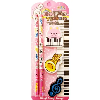 Dárkový potravinový koš Dárkový set pro muzikantku - růžový