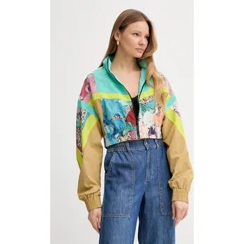 Bunda Just Cavalli 78PAS415.CQDS2 tyrkysová 66X, vel. 38